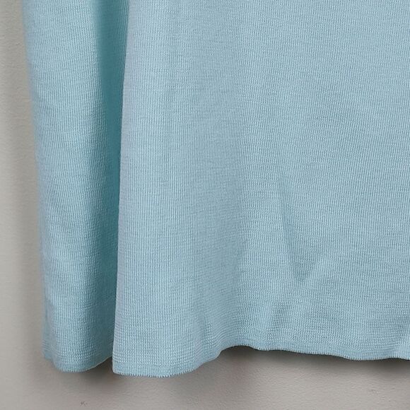 Talbot's Plus Size Scalloped Double V-neck Cap Sleeve Fine Knit Sweater Top NWT - Picture 5 of 10